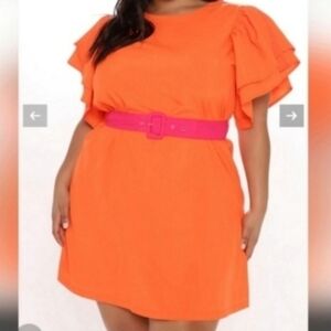 !Nwt GORGEOUS!!! fashion nova 3x belted mini dress